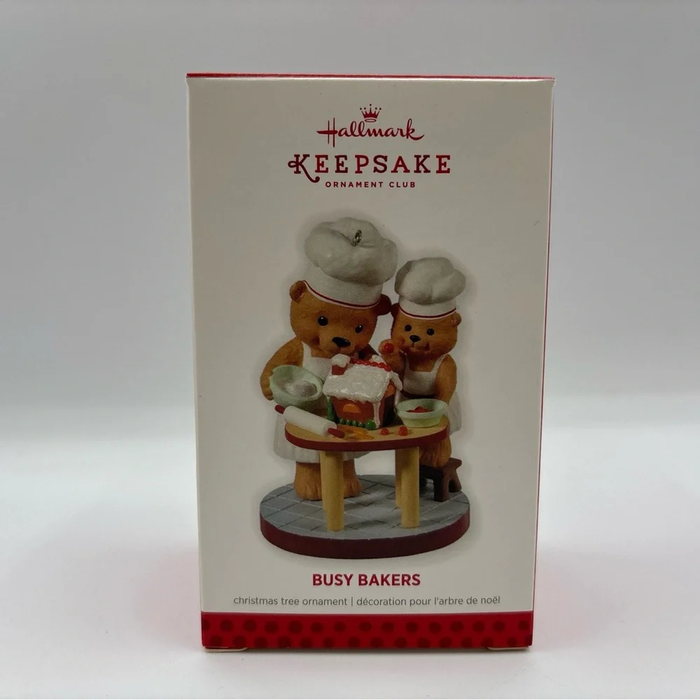 Hallmark Keepsake Ornament 2013 Busy Bakers Christmas Tree Ornament Artist Craft